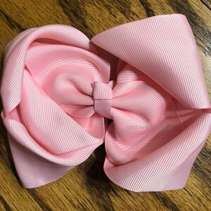 Light Pink 6" Double Stacked Boutique Bows   (2)  5B2415  Handmade NWT Boutique